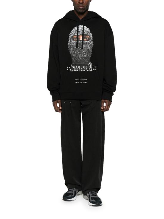 25FW 이놈어닛 후드 티셔츠 NUW25267 009 BLACK - IH NOM UH NIT