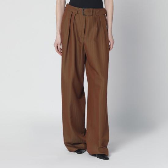 26SS 드리스 반 노튼 스트레이트 팬츠 130921 3121712 BROWN