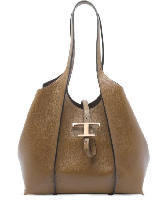 25FW 토즈 T 타임리스 쇼퍼 백 스몰 XBWTSBA0200 XSOS411 BROWN