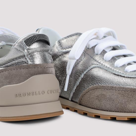 26FW 브루넬로 쿠치넬리 스니커즈 MZFAG3325P C8755 NUDE NEUTRALS - BRUNELLO CUCINELLI