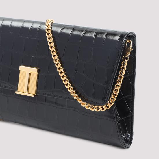 26SS 톰포드 클러치/파우치 L1736LCL403X 1N001 BLACK - TOMFORD