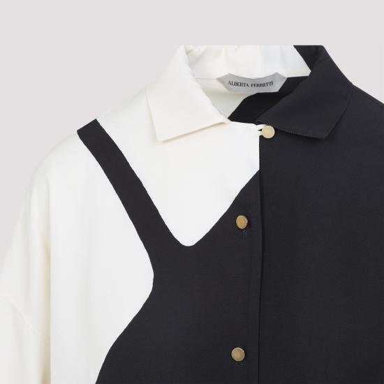 26SS 알베르타 페레티 셔츠 A02220151 1555 BLACK - ALBERTA FERRETTI