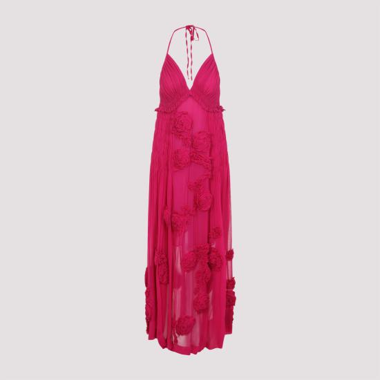 26SS 드리스 반 노튼 롱 원피스 2610110323376 304 PINK PURPLE - DRIES VAN NOTEN