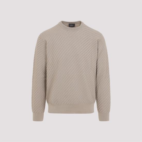 26SS 브리오니 스웨터 UMQ90LPAK22 9700 NUDE NEUTRALS - BRIONI