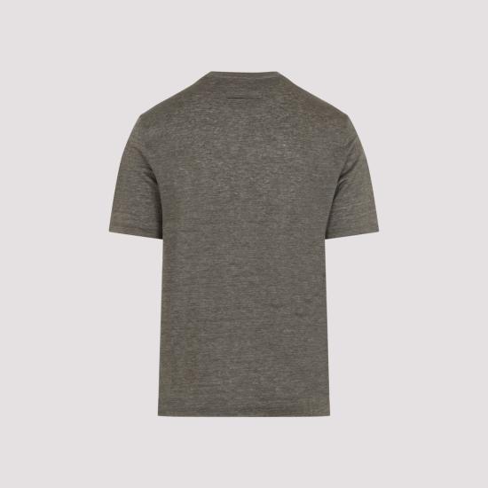 26SS 에르메네질도제냐 반팔 티셔츠 UH352A3H776 N07 GREY - ERMENEGILDO ZEGNA