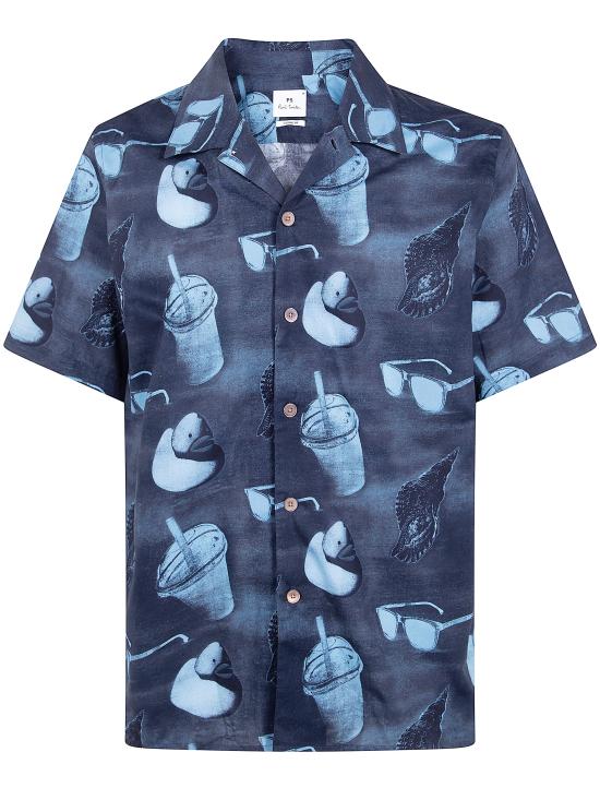 26SS PS 바이 폴스미스 긴팔 셔츠 M2R695UV22653 47 BLUE - PS BY PAUL SMITH