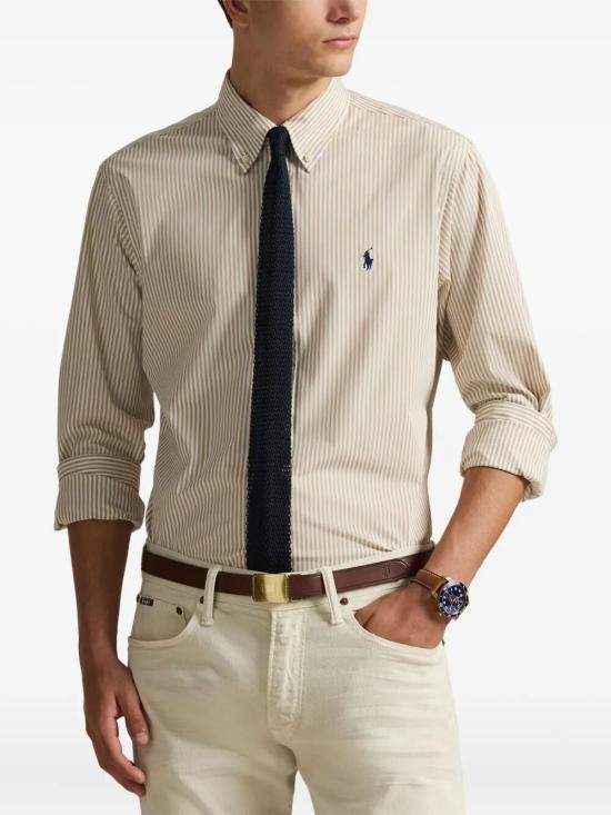 26SS 폴로 랄프로렌 긴팔 셔츠 710929344500 COASTAL NUDE NEUTRALS - POLO RALPH LAUREN