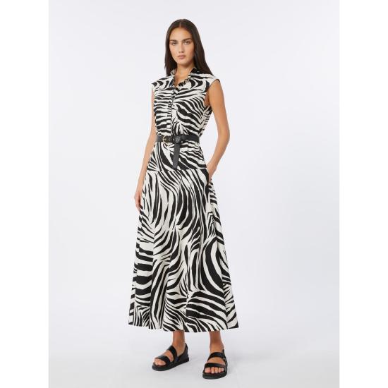 26SS 막스마라 스튜디오 롱 원피스 2616221142600 001 WHITE - MAX MARA STUDIO