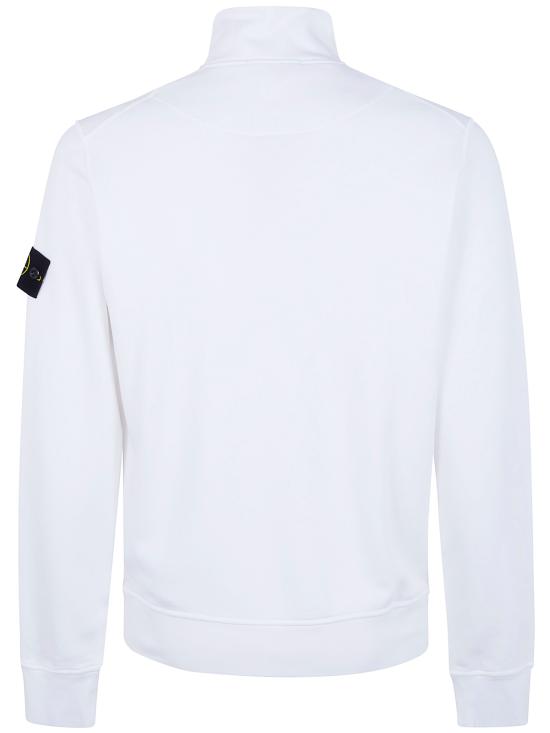 26SS 스톤 아일랜드 오가닉 코튼 플리스 레귤러 핏 포켓 트랙 자켓 L1S156100063S0051 V0001 WHITE - STONE ISLAND