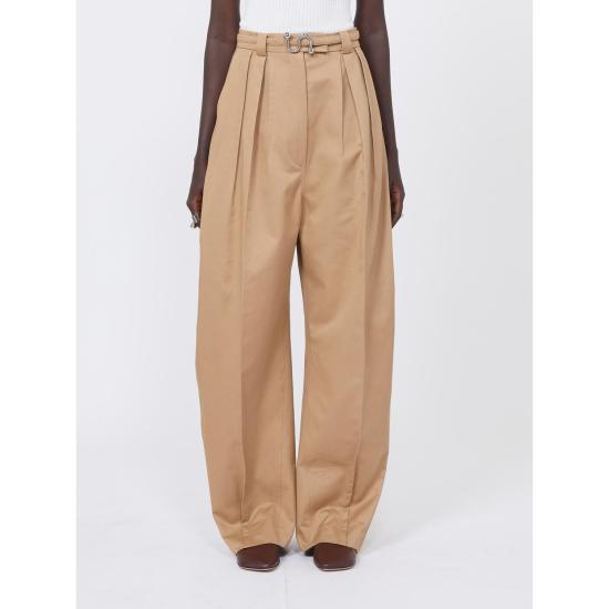 26SS 막스마라 스포츠막스 스트레이트 팬츠 2612131072600 002 BROWN