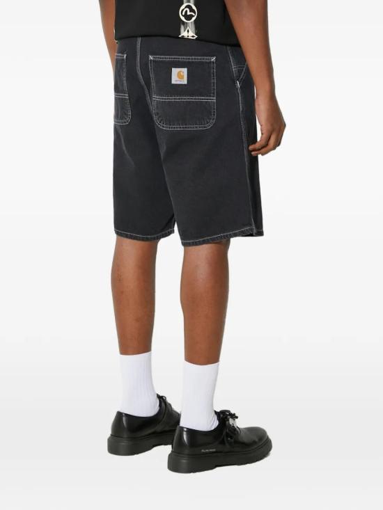 26SS 칼하트 WIP 심플 쇼츠 데님 I0333338906 BLACK - CARHARTT WIP