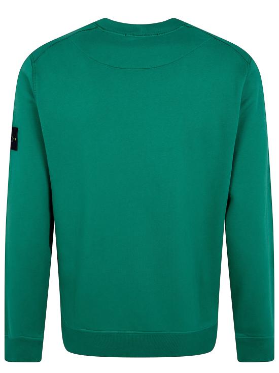 26SS 스톤 아일랜드 오가닉 코튼 플리스 레귤러 핏 크루넥 스웨트셔츠 L1S156100060S0051 V005H BROWN - STONE ISLAND