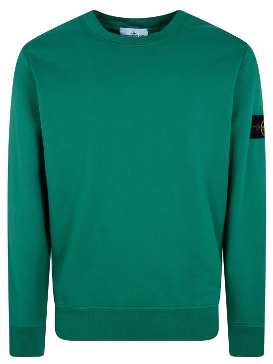 26SS 스톤 아일랜드 오가닉 코튼 플리스 레귤러 핏 크루넥 스웨트셔츠 L1S156100060S0051 V005H BROWN - STONE ISLAND