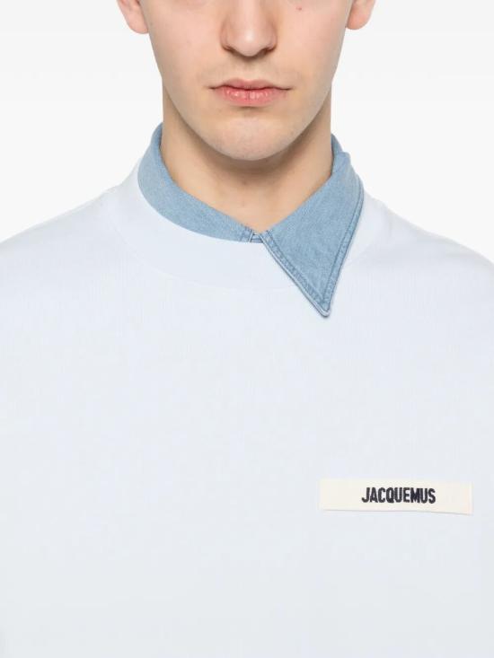 26SS 자크뮈스 스웨터 24ESSM00206AJ00126098 321 BLUE - JACQUEMUS
