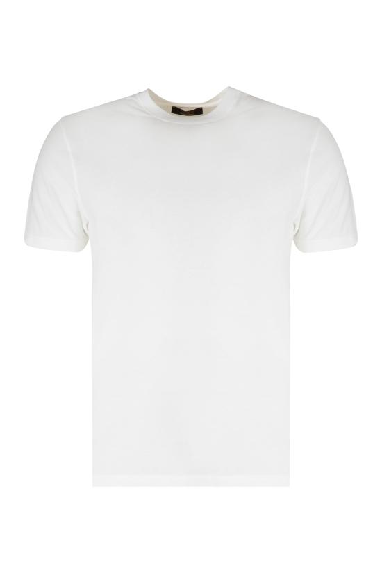 26SS 자노네 반팔 티셔츠 815214ZG380 Z0001 WHITE