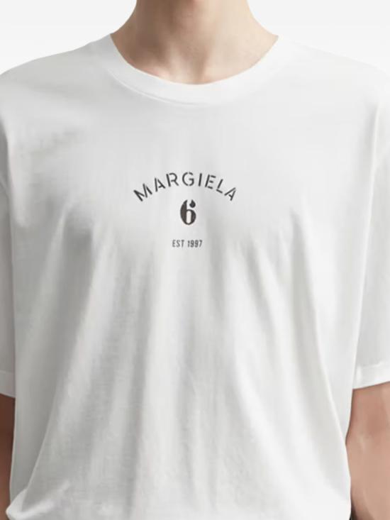 26SS MM6 메종마르지엘라 반팔 티셔츠 SH2GC0038M20048 101 WHITE - MM6 MAISON MARGIELA