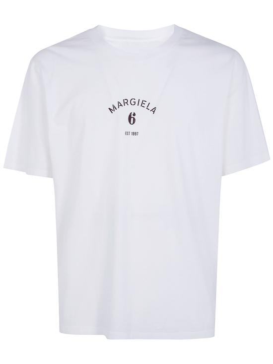 26SS MM6 메종마르지엘라 반팔 티셔츠 SH2GC0038M20048 101 WHITE - MM6 MAISON MARGIELA