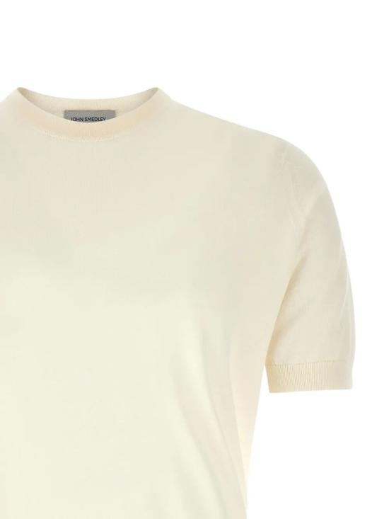 26SS 존스메들리 반팔 티셔츠 KEMPTON STARCH NUDE NEUTRALS - JOHN SMEDLEY