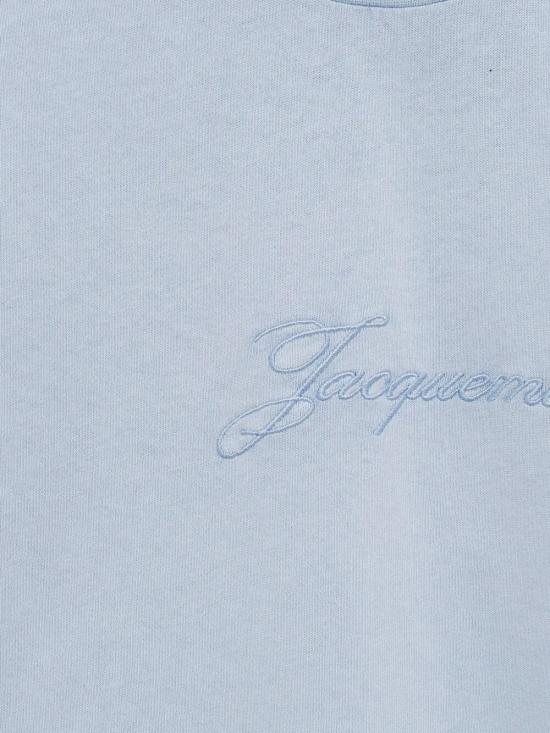 26SS 자크뮈스 반팔 티셔츠 26ETSM00631AJ00045 330 BLUE - JACQUEMUS
