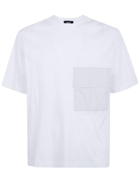 26SS 라미나르 반팔 티셔츠 JG00072UL52132 1000 WHITE - LAMINAR