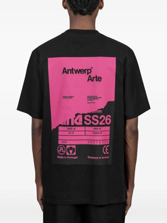 26SS 아르떼 앤트워프 반팔 티셔츠 SS26099T 001 BLACK - ARTE ANTWERP