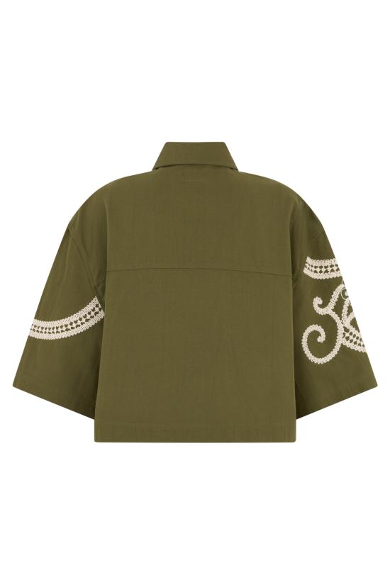 26SS 위켄드막스마라 셔츠 WKDCOMO2615041012600001 green - WEEKEND MAX MARA