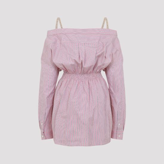 26SS 미우미우 숏 원피스 MF6125SOOO180UF0028 Pink - MIU MIU