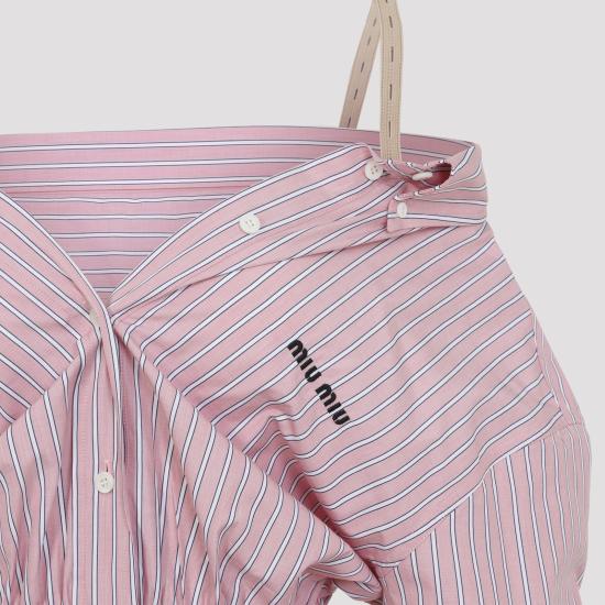 26SS 미우미우 숏 원피스 MF6125SOOO180UF0028 Pink - MIU MIU