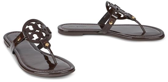 26SS 토리버치 밀러 샌들 50008647212 brown - TORY BURCH