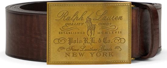 26SS 폴로 랄프로렌 가죽 벨트 405783730001 brown - POLO RALPH LAUREN