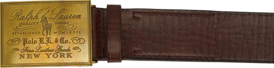 26SS 폴로 랄프로렌 가죽 벨트 405783730001 brown - POLO RALPH LAUREN