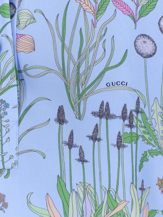 26SS 구찌 스트레이트 팬츠 855618ZAULE4340 Light Blue - GUCCI