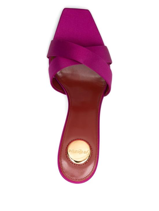 26SS 생로랑 뮬/슬리퍼 8189319QAB15518 Fuchsia - SAINT LAURENT