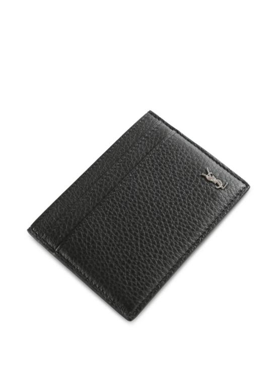  생로랑 타이니 카산드라 카드 케이스 그레인드 레더 847951AAELP1000 black