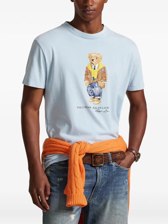 26SS 폴로 랄프로렌 반팔 티셔츠 710P07347 001 BLUE - POLO RALPH LAUREN