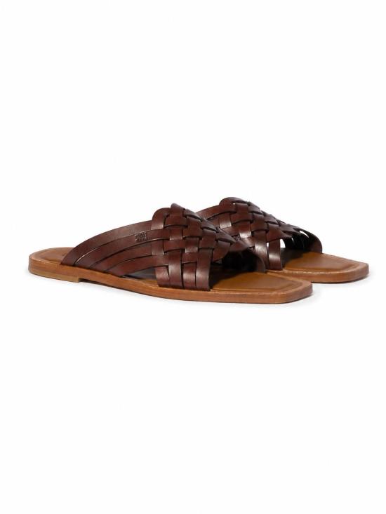 26FW 미우미우 뮬/슬리퍼 5XX678FA0153ZN8 F0201 CAFFE - MIU MIU