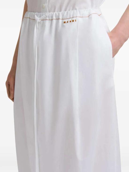 26SS 마르니 스트레이트 팬츠 PAMA0634S0 UTC193 00W01 White - MARNI