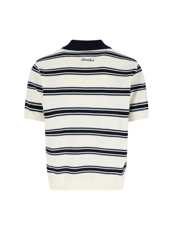 26SS 던스트 반팔 티셔츠 UDSW6B122CR CREAM NAVY White - DUNST