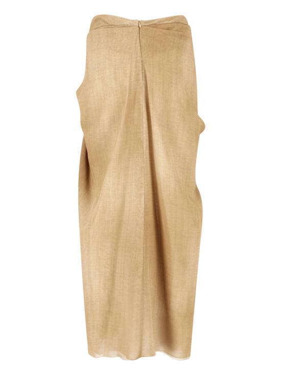 26SS 에르마노 설비노 롱 스커트 D482O704RWK S4850 Brown - ERMANNO SCERVINO