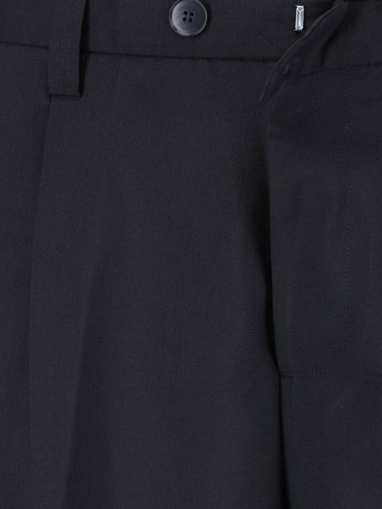 26SS 엠에프펜 스트레이트 팬츠 M126 037 BLACK TROPICAL WOOL Black - MFPEN