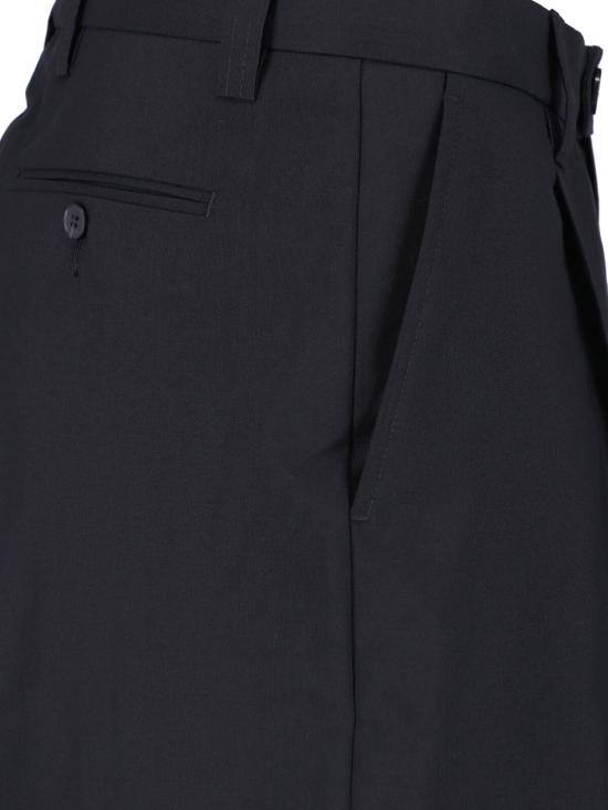 26SS 엠에프펜 스트레이트 팬츠 M126 037 BLACK TROPICAL WOOL Black - MFPEN