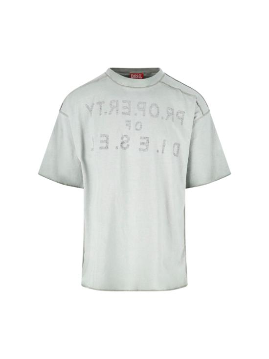 26SS 디젤 반팔 티셔츠 A20226 0QMBT 9EC Green