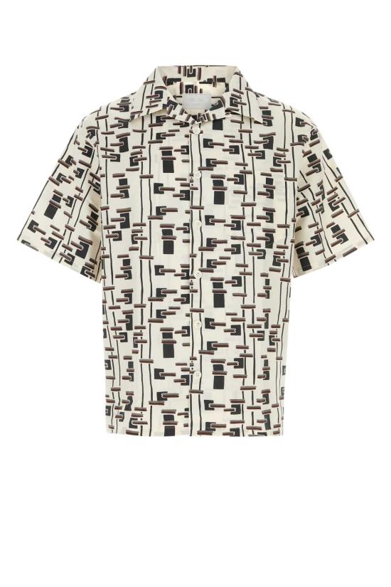 26SS 프라다 반팔 셔츠 UCS414SUMO19GW F0S8V Printed