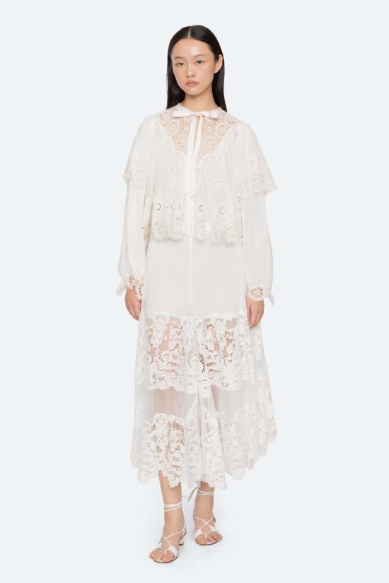  씨뉴욕 블라우스 Sea Ny Sofia 자수 긴팔 상의 - SEA NY