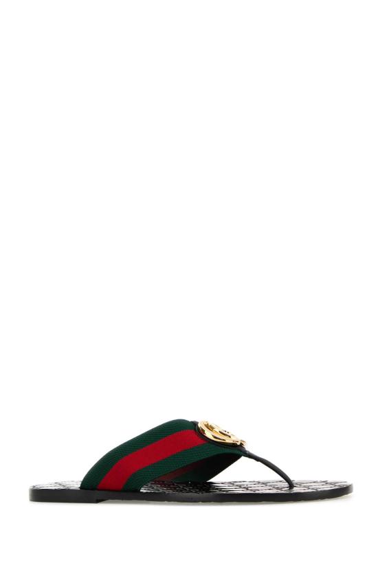 26SS 구찌 리비에라 통 샌들 863027HAAOZ 8449 Black - GUCCI