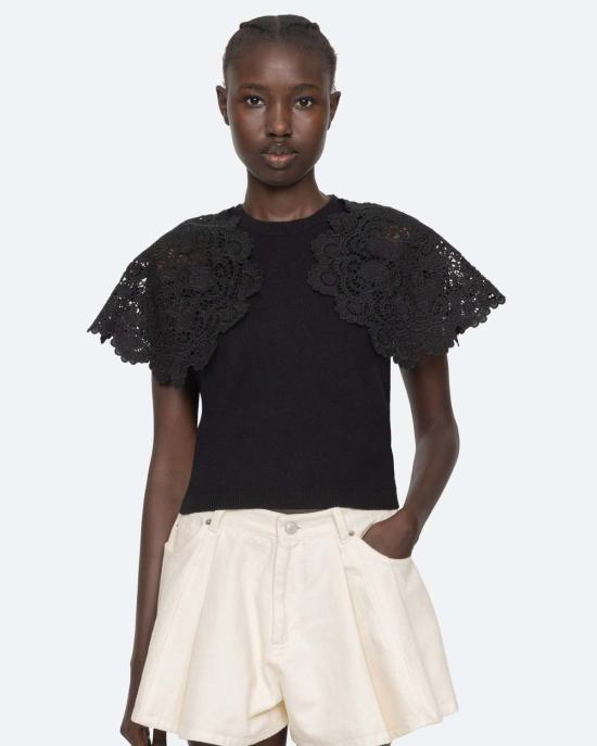  씨뉴욕 스웨터 Sea Ny Sofia 자수 콤보