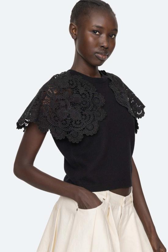  씨뉴욕 스웨터 Sea Ny Sofia 자수 콤보 - SEA NY