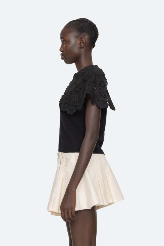  씨뉴욕 스웨터 Sea Ny Sofia 자수 콤보 - SEA NY