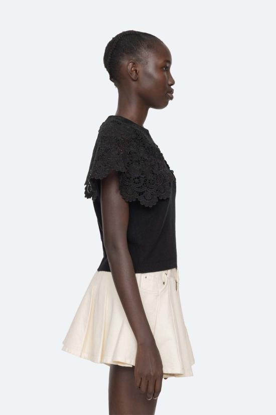  씨뉴욕 스웨터 Sea Ny Sofia 자수 콤보 - SEA NY