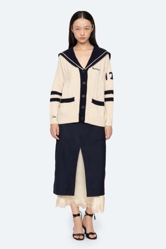  씨뉴욕 가디건 씨 니 마렌 니트 - SEA NY